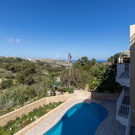 Gozo - Apartment With Stunning Views & Shared Pool Xagħra Extérieur photo
