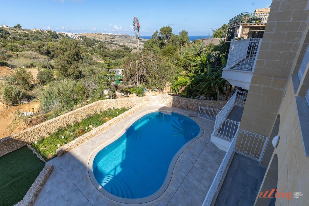 Gozo - Apartment With Stunning Views & Shared Pool Xagħra Extérieur photo