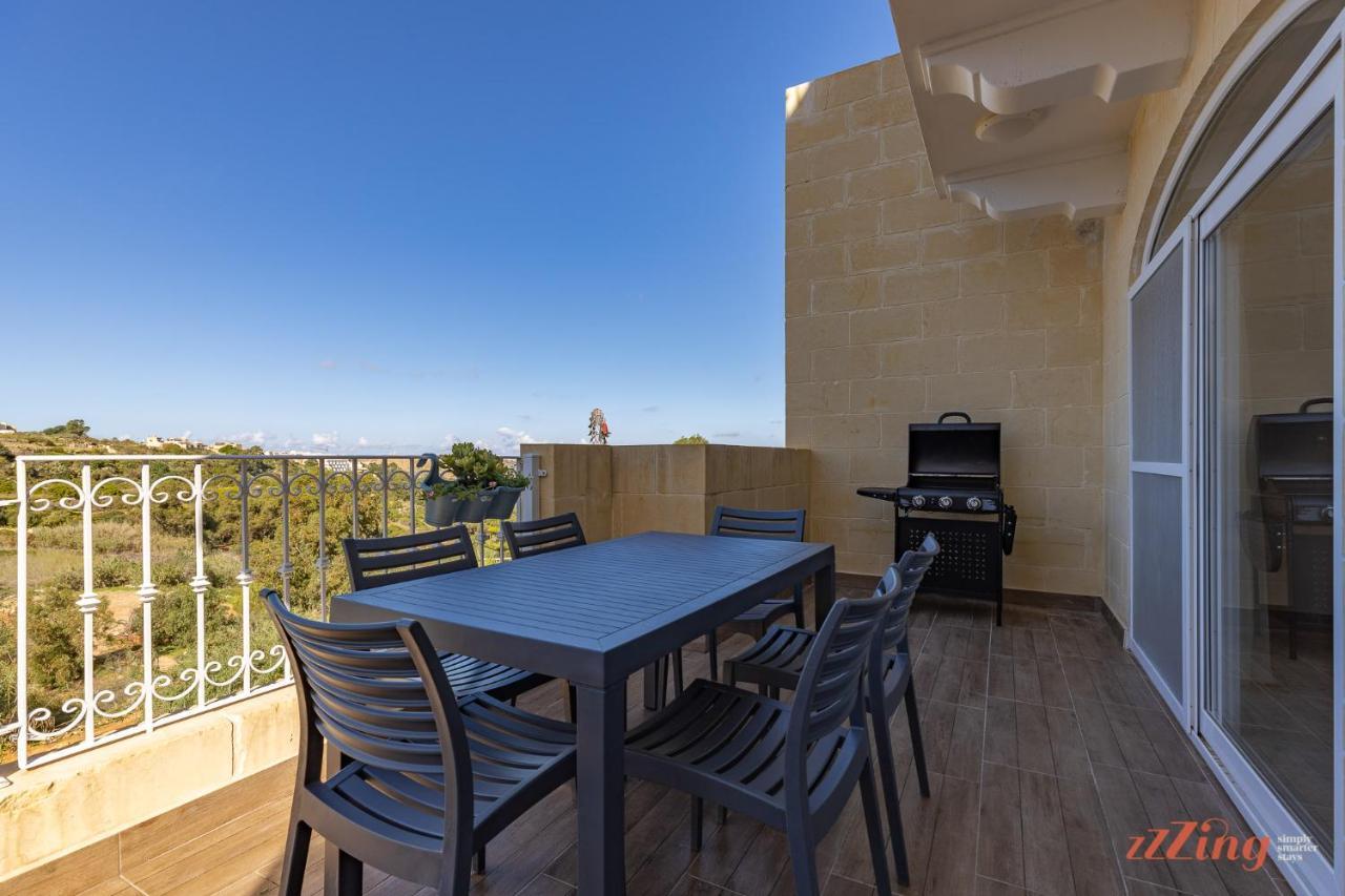 Gozo - Apartment With Stunning Views & Shared Pool Xagħra Extérieur photo