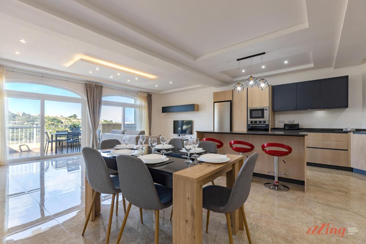 Gozo - Apartment With Stunning Views & Shared Pool Xagħra Extérieur photo