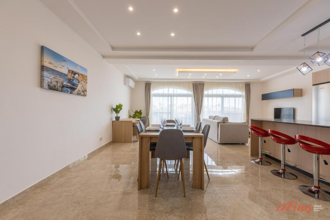 Gozo - Apartment With Stunning Views & Shared Pool Xagħra Extérieur photo